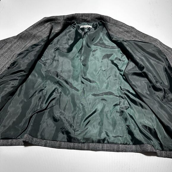 Kasper Blazer Women’s Size 20W Single Button Jacket Glen Plaid NWT - Picture 5 of 11